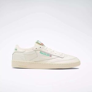 NIB REEBOK CLASSICS Club C 85 Vintage Sneakers Chalk White Green Leather Shoes